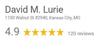 Four point nine star average rating for David M. Lurie